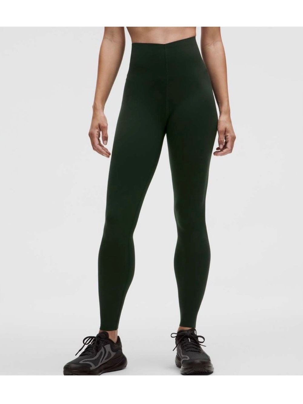 Like New Lululemon Glow Up 25" High-Waist Rainforest Green Leggings